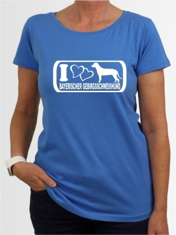 "Bayerischer Gebirgsschweißhund 6" Damen T-Shirt