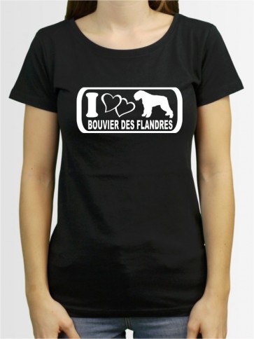 "Bouvier des Flandres 6" Damen T-Shirt