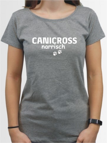 "Canicross narrisch" Damen T-Shirt