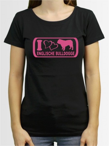 "English Bulldog 6" Damen T-Shirt