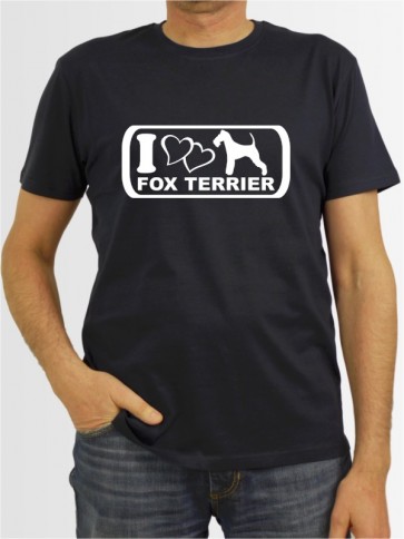 "Fox Terrier Drahthaar 6" Herren T-Shirt