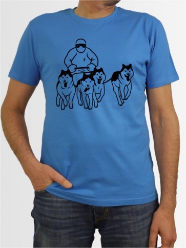 "Schlittenhunderennen 1" Herren T-Shirt
