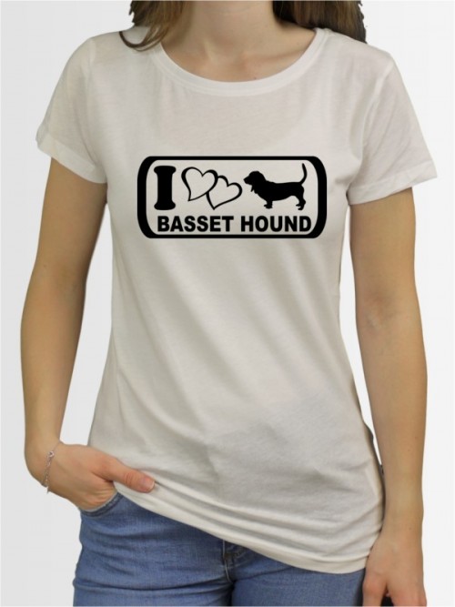 "Basset Hound 6" Damen T-Shirt