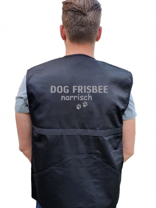 "Dog Frisbee narrisch" Weste