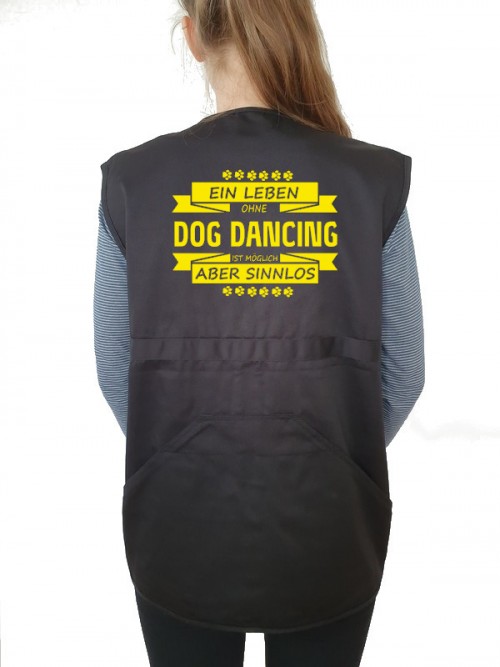 "Ein Leben ohne Dog Dancing" Weste
