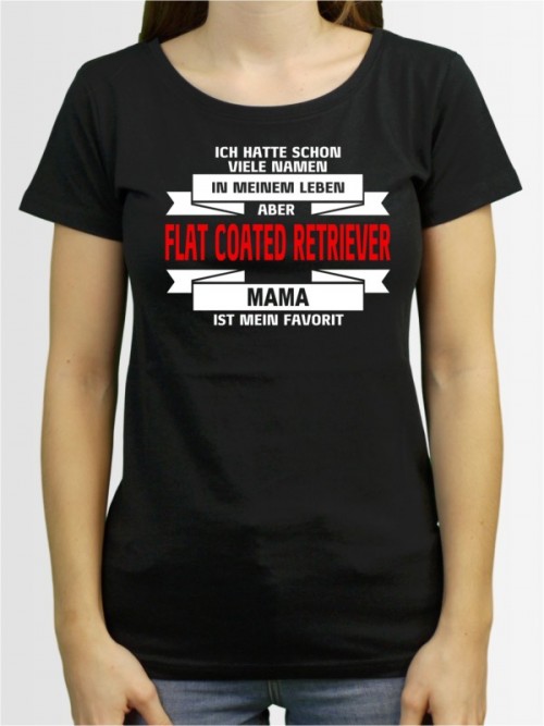 "Flat Coated Retriever Mama" Damen T-Shirt