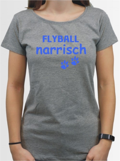 "Flyball narrisch" Damen T-Shirt