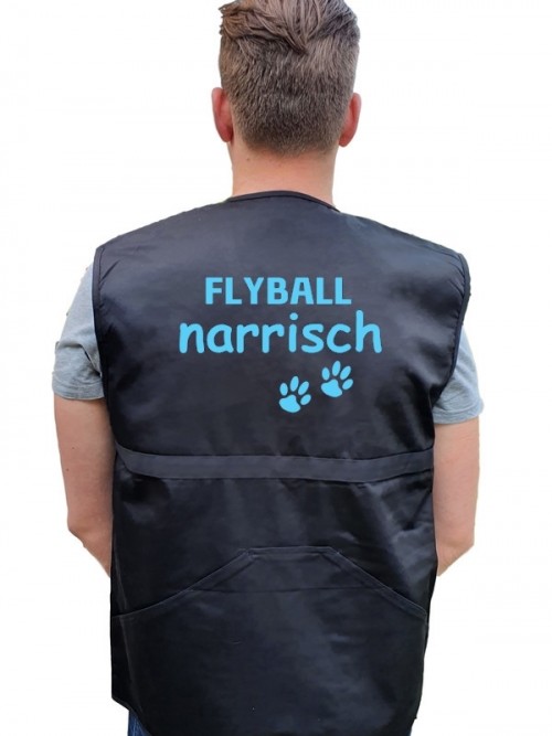 "Flyball narrisch" Weste
