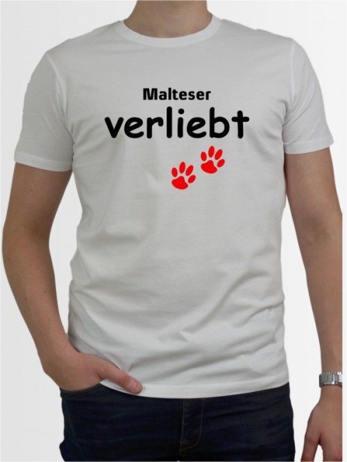 "Malteser verliebt" Herren T-Shirt
