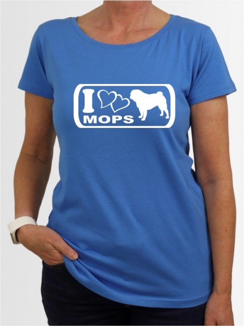 "Mops 6" Damen T-Shirt
