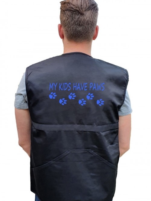 "my kids have paws" Weste