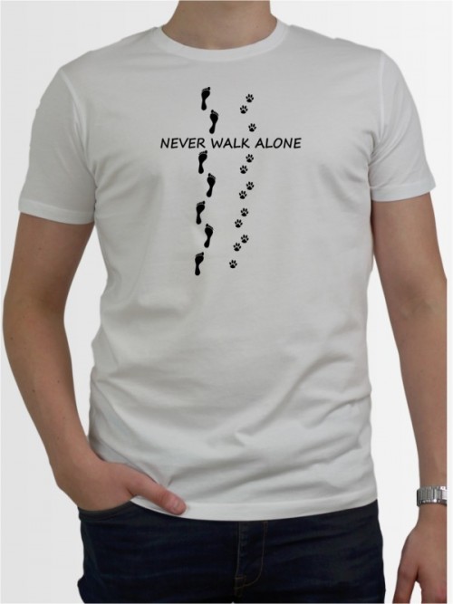 "Never walk alone" Herren T-Shirt