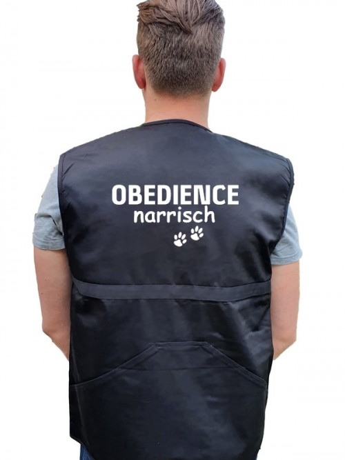 "Obedience narrisch" Weste