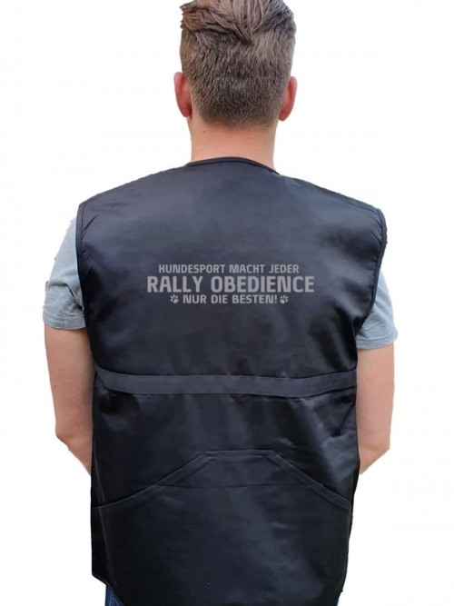 "Rally Obedience nur die Besten" Weste
