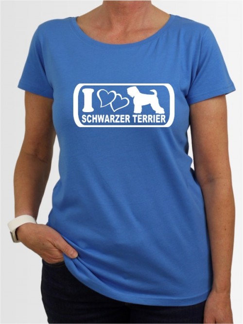 "Schwarzer Terrier 6" Damen T-Shirt