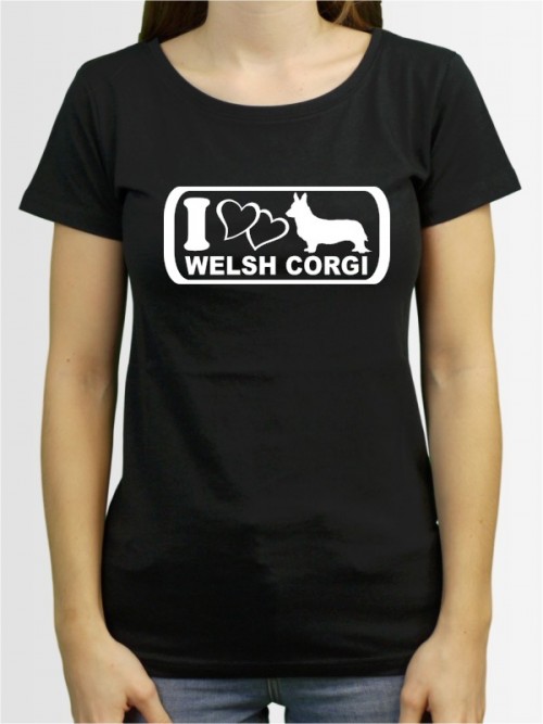 "Welsh Corgi 6" Damen T-Shirt