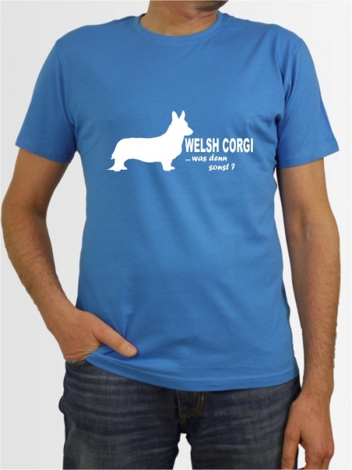 "Welsh Corgi 7" Herren T-Shirt