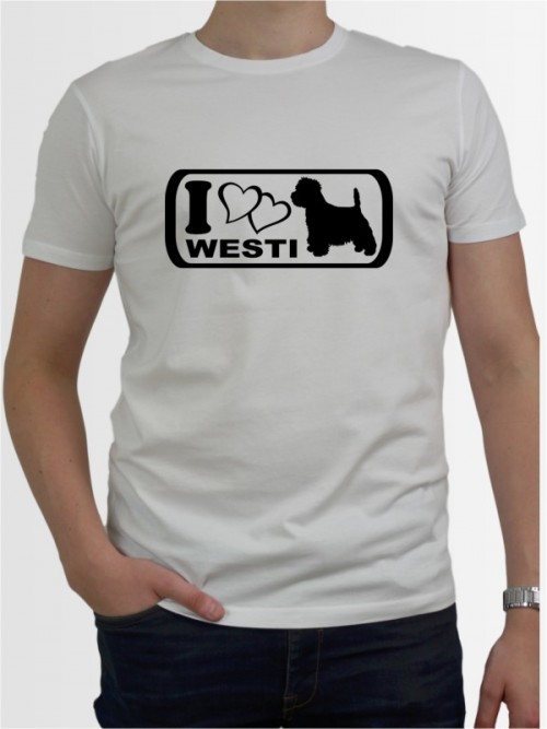 "West Highland Terrier 6" Herren T-Shirt