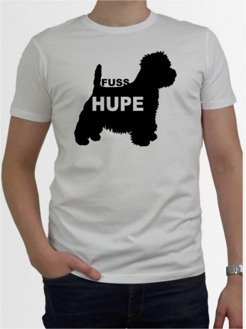 "West Highland Terrier Fußhupe" Herren T-Shirt