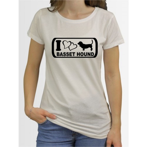 "Basset Hound 6" Damen T-Shirt