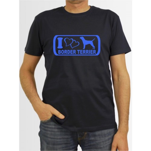 "Border Terrier 6" Herren T-Shirt