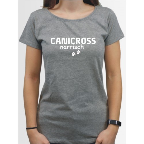 "Canicross narrisch" Damen T-Shirt