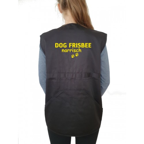 "Dog Frisbee narrisch" Weste
