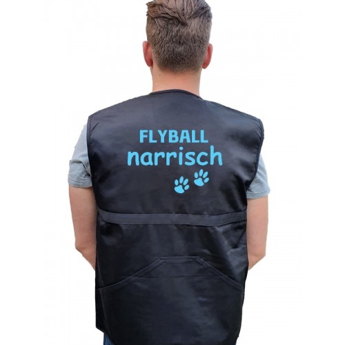 "Flyball narrisch" Weste