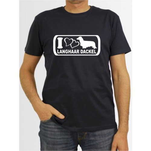 "Langhaardackel 6" Herren T-Shirt