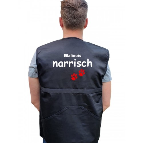 "Malinois narrisch" Weste