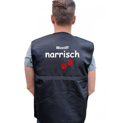 "Mastiff narrisch" Weste