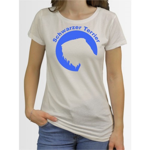 "Schwarzer Terrier 44" Damen T-Shirt