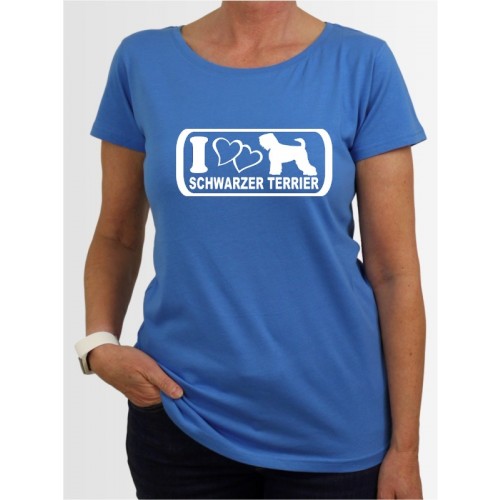 "Schwarzer Terrier 6" Damen T-Shirt