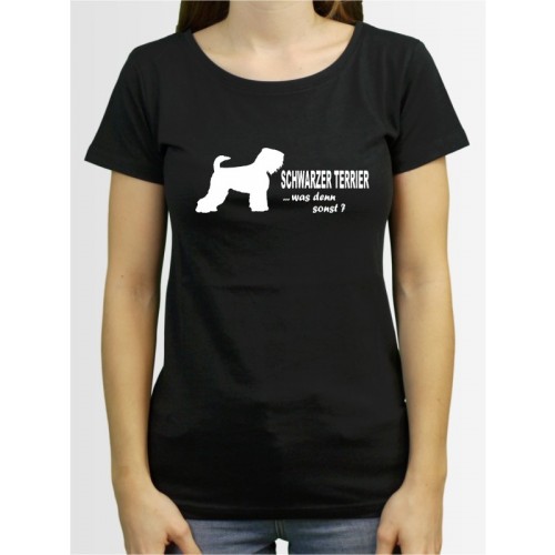 "Schwarzer Terrier 7" Damen T-Shirt