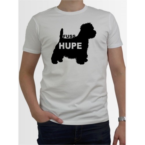 "West Highland Terrier Fußhupe" Herren T-Shirt