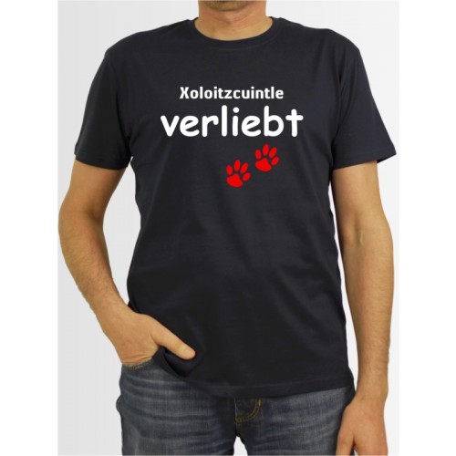 "Xoloitzcuintle verliebt" Herren T-Shirt