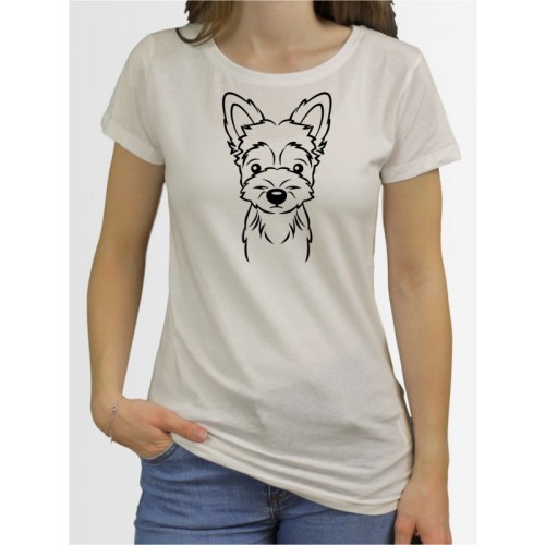"Yorkshire Terrier Comic 1" Damen T-Shirt