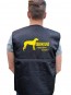 Hundesport-Weste mit Deerhound Motiv von AchDuDickerHund