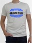 Herren-Shirt mit American Pitbull Hunde-Motiv von AchDuDickerHund