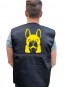 Hundesport-Weste mit Französische Bulldogge Motiv von AchDuDickerHund