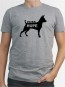 Herren-Shirt mit Prager Rattler Hunde-Motiv von AchDuDickerHund