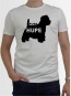 Herren-Shirt mit West Highland Terrier Hunde-Motiv von AchDuDickerHund